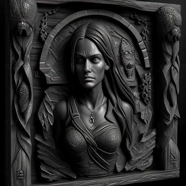 3D model Tomb Raider Underworld game (STL)